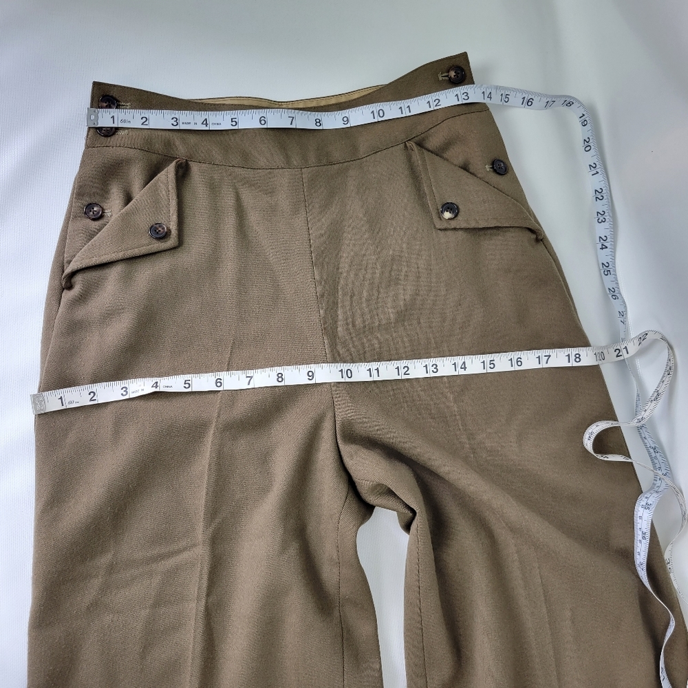RALPH LAUREN Purple Label Collection Wide Leg Pants Sz 2 - Picture 11 of 15